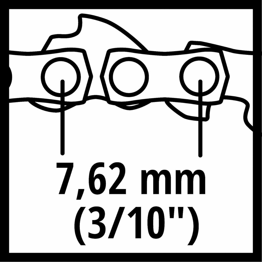 Αλυσίδα 15cm για αλυσοπρίονο GE PS 18 15Li-BL Solo Einhell 4500174