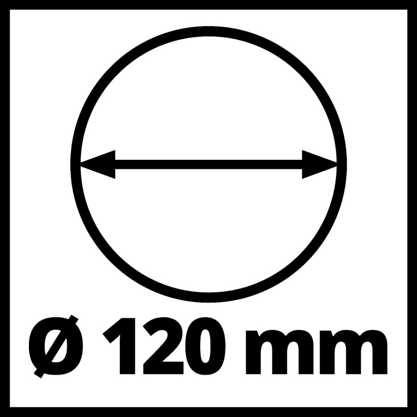 Αρίδα διαμέτρου 120mm & μήκους 80cm Einhell 3437010