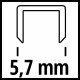 Δίχαλα για καρφωτικά TE-CN 18 LI, FIXETTO 18/38 S τύπος Ε, 19x5,7 mm 3000τεμ Einhell 4137875 Δίχαλα για καρφωτικά TE-CN 18 LI, FIXETTO 18/38 S τύπος Ε, 19x5,7 mm 3000τεμ Einhell 4137875