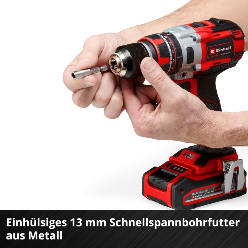 Δραπανοκατσάβιδo κρουστικό μπαταρίας 80Nm 18V EINHELL TP-CD 18/80 Li-i BL - Solo 4514305 Δραπανοκατσάβιδo κρουστικό μπαταρίας 80Nm 18V EINHELL TP-CD 18/80 Li-i BL - Solo 4514305