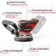 Έκκεντρο τριβείο μπαταρίας 125mm 18V Einhell TP-RS 18/32 Li Brushless - Solo 4462020 Έκκεντρο τριβείο μπαταρίας 125mm 18V Einhell TP-RS 18/32 Li Brushless - Solo 4462020