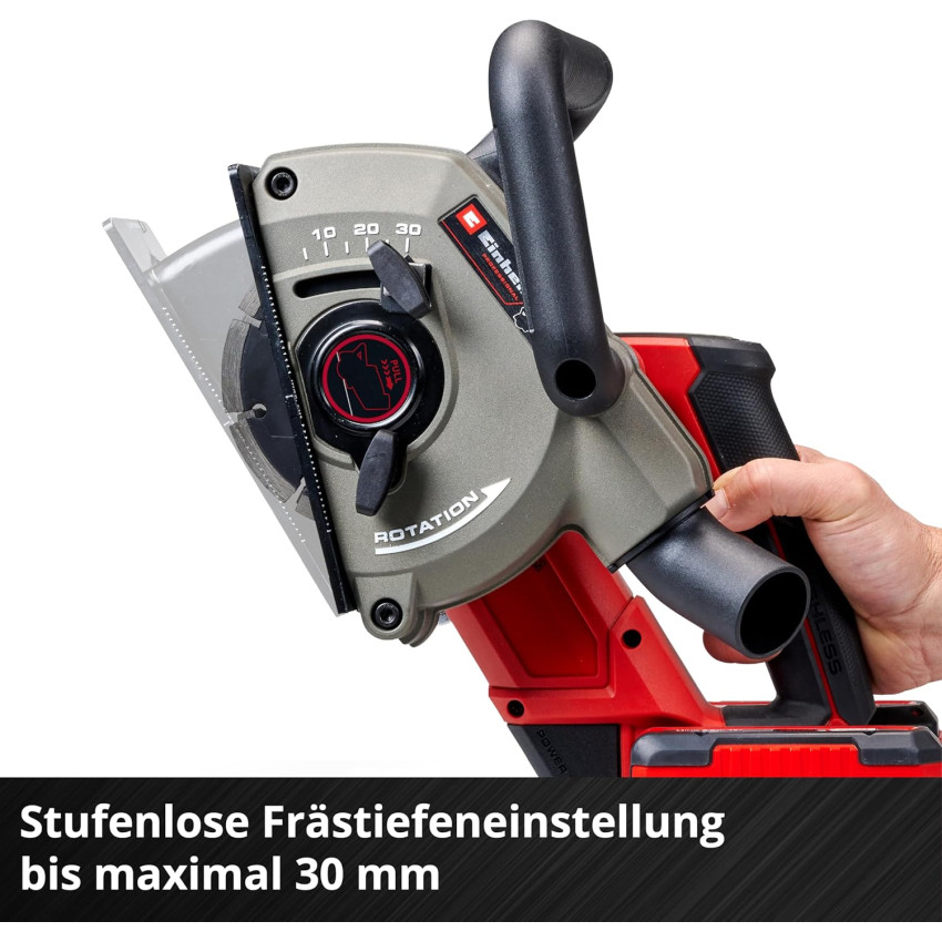 Φρέζα αυλακώσεων τοίχου μπαταρίας 36V Einhell TP-MA 36/30 Li Brushless - Solo 4350800