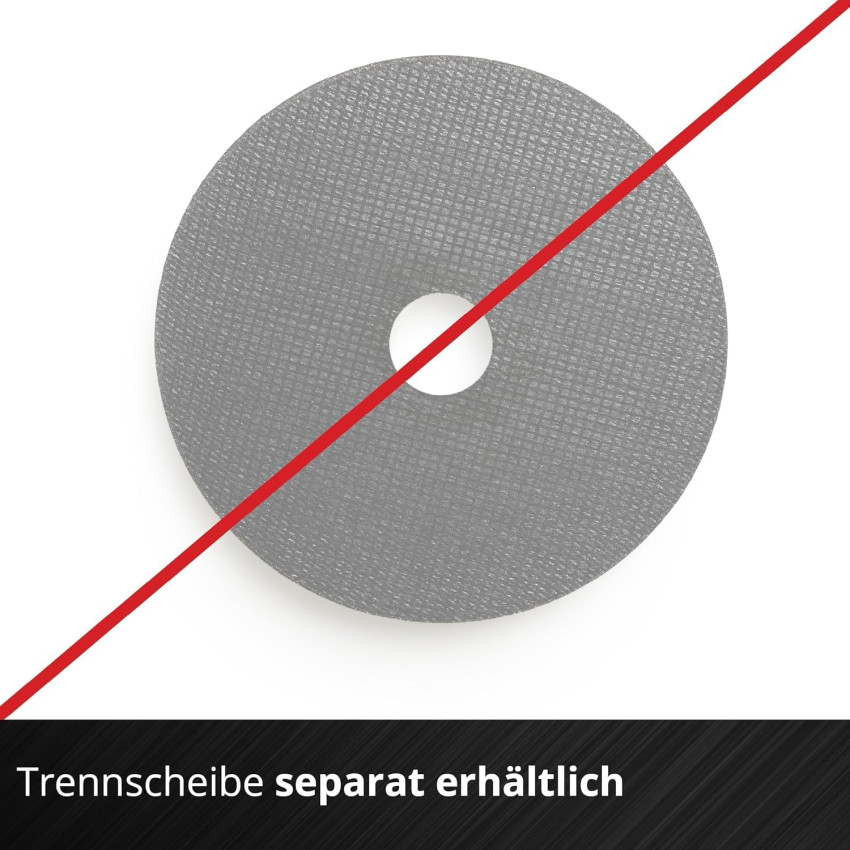 Γωνιακός τροχός 115mm με μπαταρία 18V 4.0Ah και φορτιστή Einhell TC-AG 18/115 Li 4431133