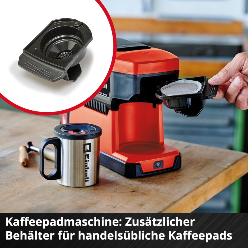 Καφετιέρα μπαταρίας 18V Einhell TE-CF 18 Li-Solo 4609990 Καφετιέρα μπαταρίας 18V Einhell TE-CF 18 Li-Solo 4609990