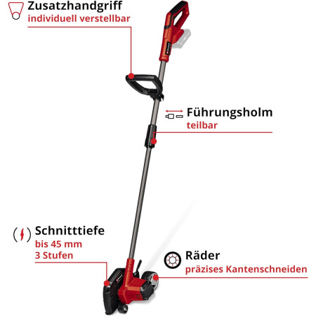 Κόφτης άκρων γκαζόν μπαταρίας 18V Einhell GE-LE 18/190 Li - Solo 3424300
