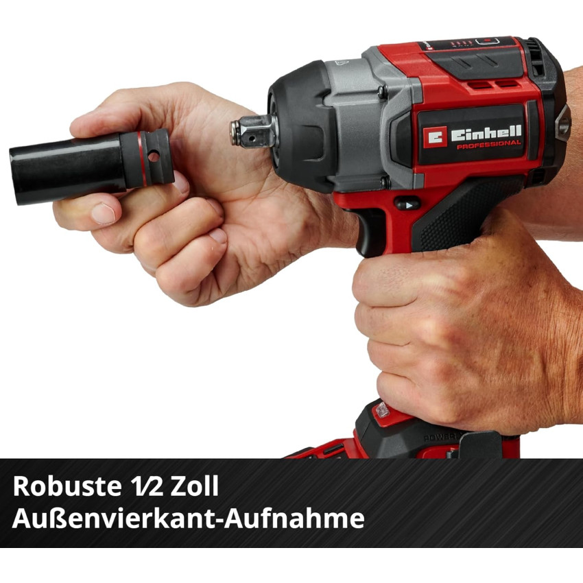 Μπουλονόκλειδο 18V 750Nm Einhell TP-CW 18/750 C Li Brushless - Solo 4510065
