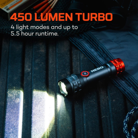 ΦΑΚΟΣ 450 Lumens NEBO DAVINCI 450 FLEX NEB-FLT-1046-G
