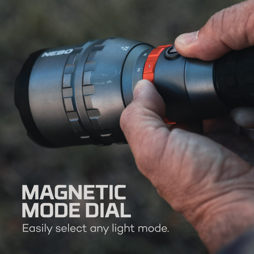 ΦΑΚΟΣ 12000 Lumens NEBO DAVINCI 12000 RC MAG DIAL NEB-FLT-1070-G ΦΑΚΟΣ 12000 Lumens NEBO DAVINCI 12000 RC MAG DIAL NEB-FLT-1070-G