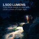 ΦΑΚΟΣ ΚΕΦΑΛΗΣ 1500 Lumens TRANSCEND 1500 ΓΚΡΙ NEB-HLP-1001-G ΦΑΚΟΣ ΚΕΦΑΛΗΣ 1500 Lumens TRANSCEND 1500 ΓΚΡΙ NEB-HLP-1001-G