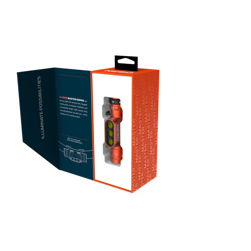 ΦΑΚΟΣ ΚΕΦΑΛΗΣ 1000 Lumens NEBO MASTER SERIES HL1000 NEB-HLP-1006-G ΦΑΚΟΣ ΚΕΦΑΛΗΣ 1000 Lumens NEBO MASTER SERIES HL1000 NEB-HLP-1006-G