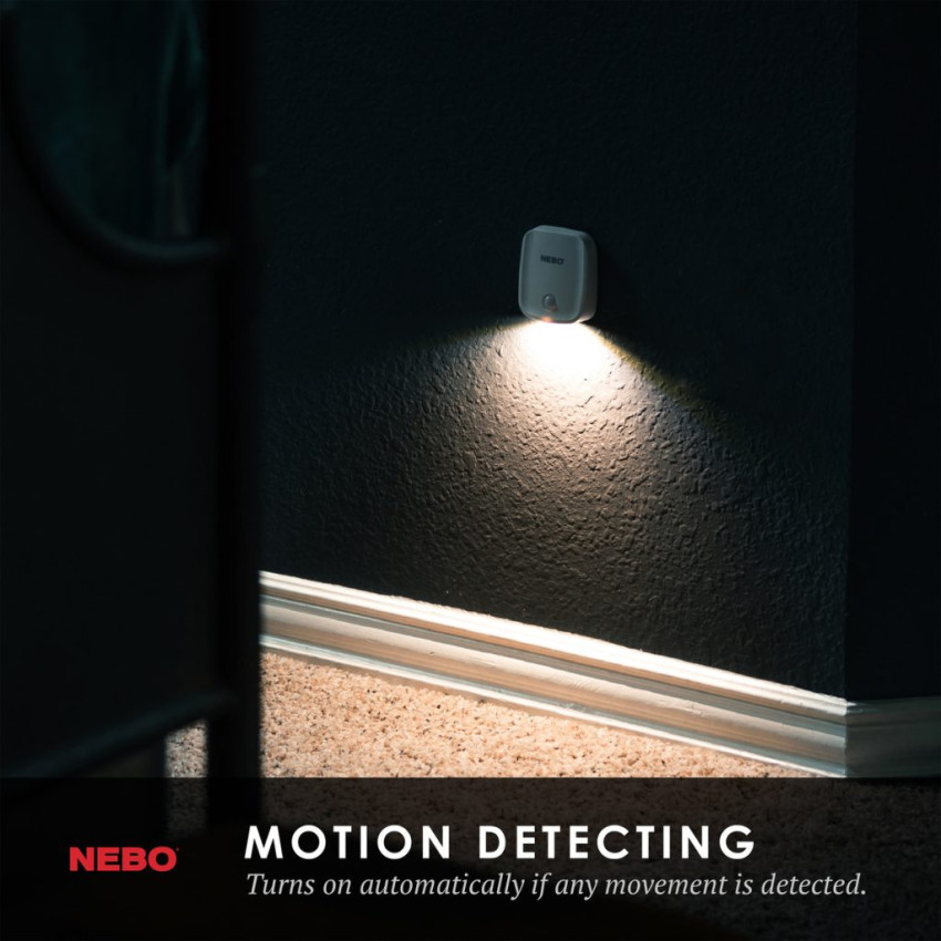 ΦΩΤΙΣΤΙΚΟ 30 Lumens ΝΥΚΤΟΣ NEBO MOTION SENSOR NIGHT LIGHTNEB-WLT-0026-G ΦΩΤΙΣΤΙΚΟ 30 Lumens ΝΥΚΤΟΣ NEBO MOTION SENSOR NIGHT LIGHTNEB-WLT-0026-G