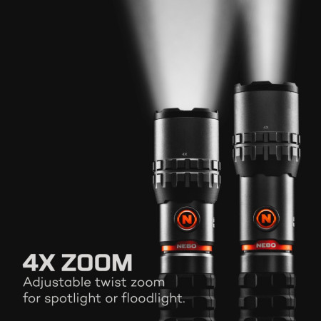 ΦΑΚΟΣ 2000 Lumens NEBO SLYDE KING 2K ΓΚΡΙ  NEB-WLT-1003-G