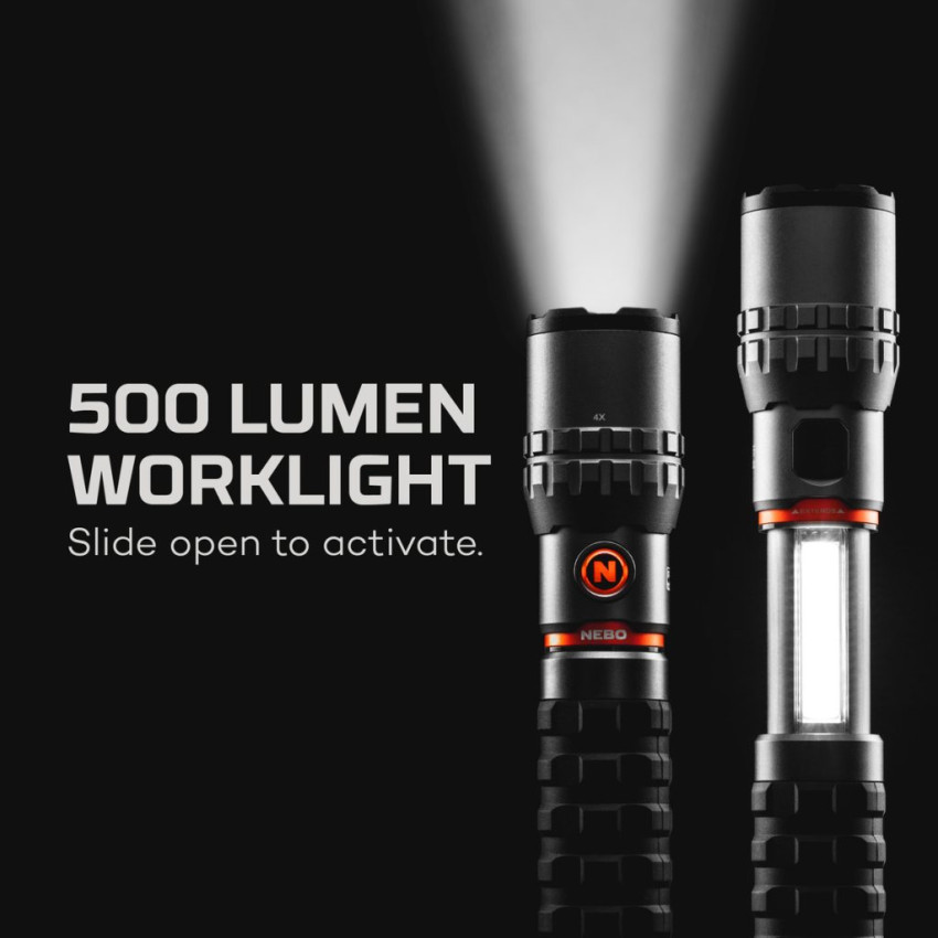 ΦΑΚΟΣ 2000 Lumens NEBO SLYDE KING 2K ΓΚΡΙ NEB-WLT-1003-G ΦΑΚΟΣ 2000 Lumens NEBO SLYDE KING 2K ΓΚΡΙ NEB-WLT-1003-G