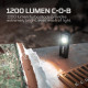 ΦΑΚΟΣ 1200 Lumens NEBO SLIM+ 1200 NEB-WLT-1007-G ΦΑΚΟΣ 1200 Lumens NEBO SLIM+ 1200 NEB-WLT-1007-G