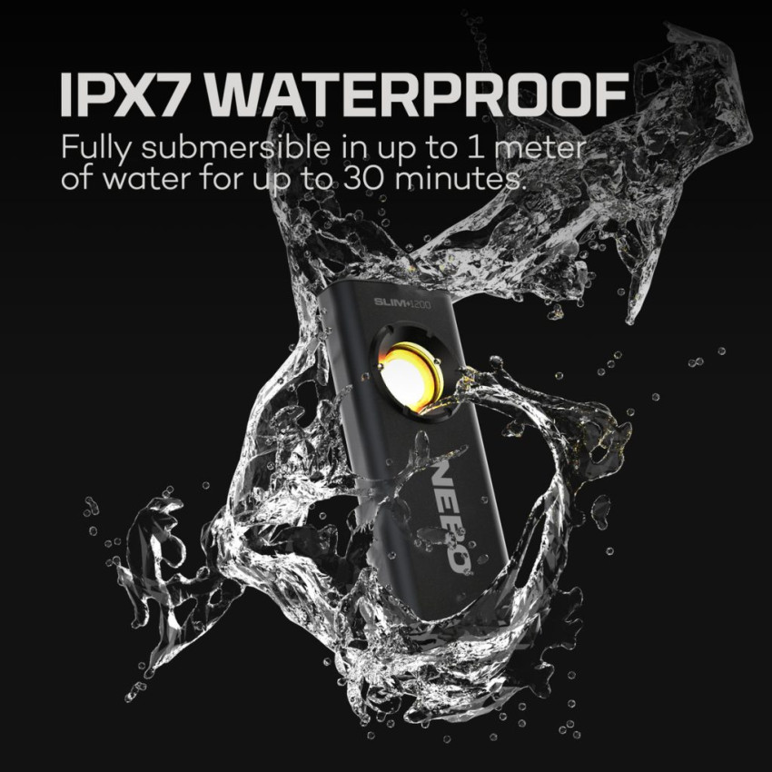 ΦΑΚΟΣ 1200 Lumens NEBO SLIM+ 1200 NEB-WLT-1007-G ΦΑΚΟΣ 1200 Lumens NEBO SLIM+ 1200 NEB-WLT-1007-G