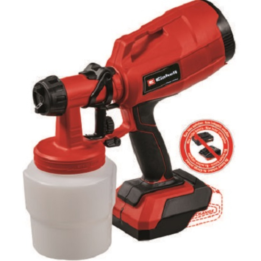 ΠΙΣΤΟΛΙ ΒΑΦΗΣ ΜΠΑΤΑΡΙΑΣ EINHELL TC-SY 18/60 Li-Solo 4260025 ΠΙΣΤΟΛΙ ΒΑΦΗΣ ΜΠΑΤΑΡΙΑΣ EINHELL TC-SY 18/60 Li-Solo 4260025