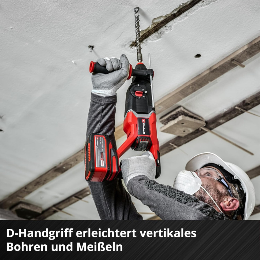 Πνευματικό πιστολέτο μπαταρίας sds-plus 2.6J 18V Einhell TP-HD 18/26D Li Brushless - Solo 4514270
