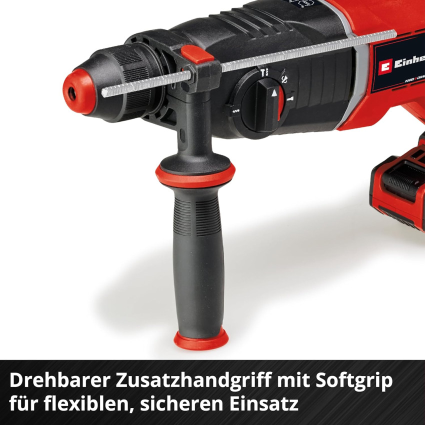 Πνευματικό πιστολέτο μπαταρίας sds-plus 2.6J 18V Einhell TP-HD 18/26D Li Brushless - Solo 4514270