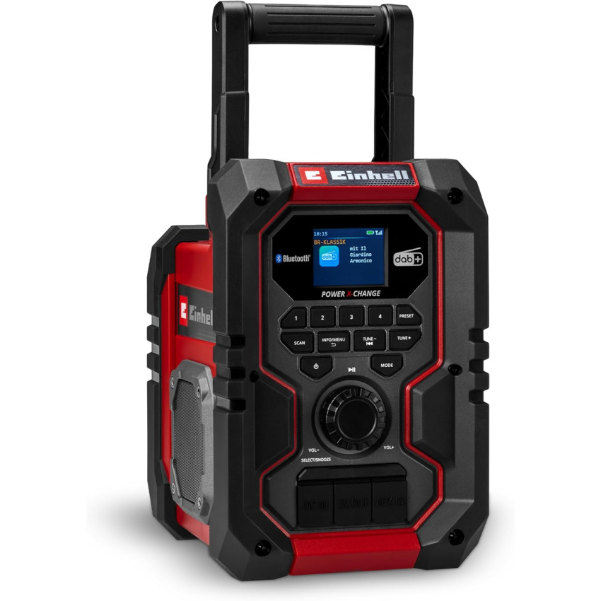 Ραδιόφωνο μπαταρίας υβδριδικό 18V Einhell TE-CR 18 Li DAB+/FM/BT - Solo 3407995