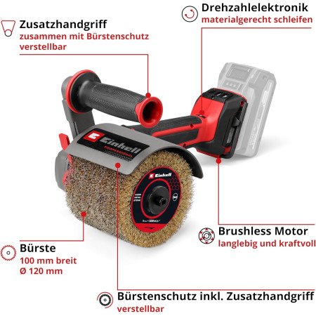 Σατινιέρα μπαταρίας 18V Einhell TP-BR 18/32 Li Brushless - Solo 4468000