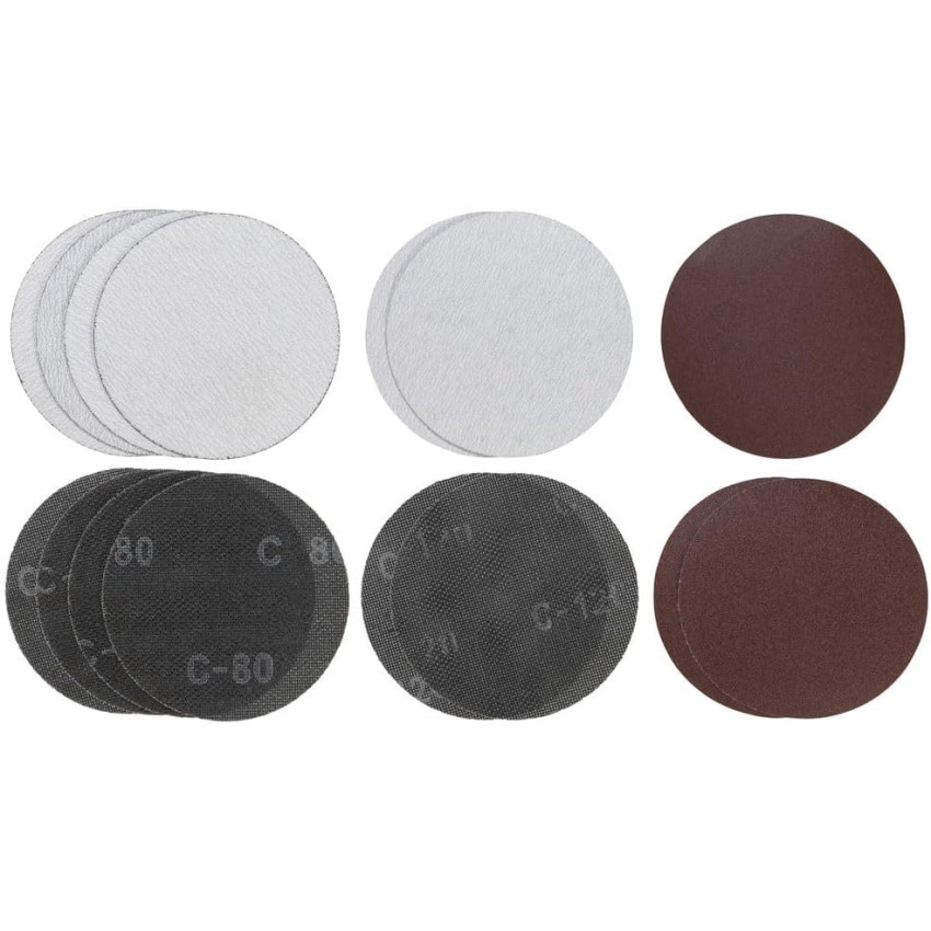 Σετ 15 τμχ. γυαλόχαρτα velcro Φ180mm  KWB 49490965
