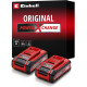 Σετ 2 x 4.0 Ah Μπαταρίες Einhell Power X-Change Plus Twin Pack Einhell 4511629 Σετ 2 x 4.0 Ah Μπαταρίες Einhell Power X-Change Plus Twin Pack Einhell 4511629