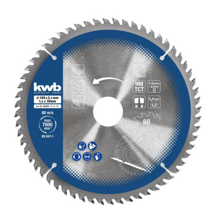 ΣΕΤ 3 ΔΙΣΚΩΝ ΞΥΛΟΥ 190 x 30 mm KWB 586995