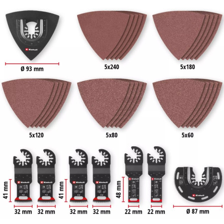 Σετ για πολυεργαλεία 35τεμ Einhell 49708136