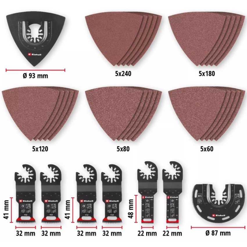 Σετ για πολυεργαλεία 35τεμ Einhell 49708136