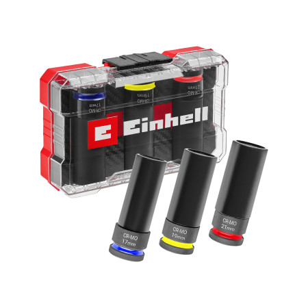 Σετ καρυδάκια impact resistant 3τεμ 17 / 19 / 21 mm Einhell 49109263