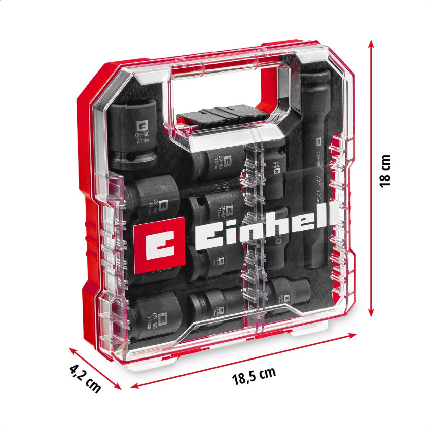 Σετ καρυδάκια impact resistant 12τεμ Einhell 49109283