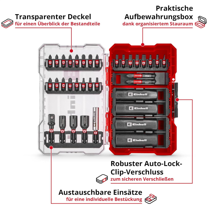 Σετ μύτες 35τεμ Einhell M-CASE 49109230