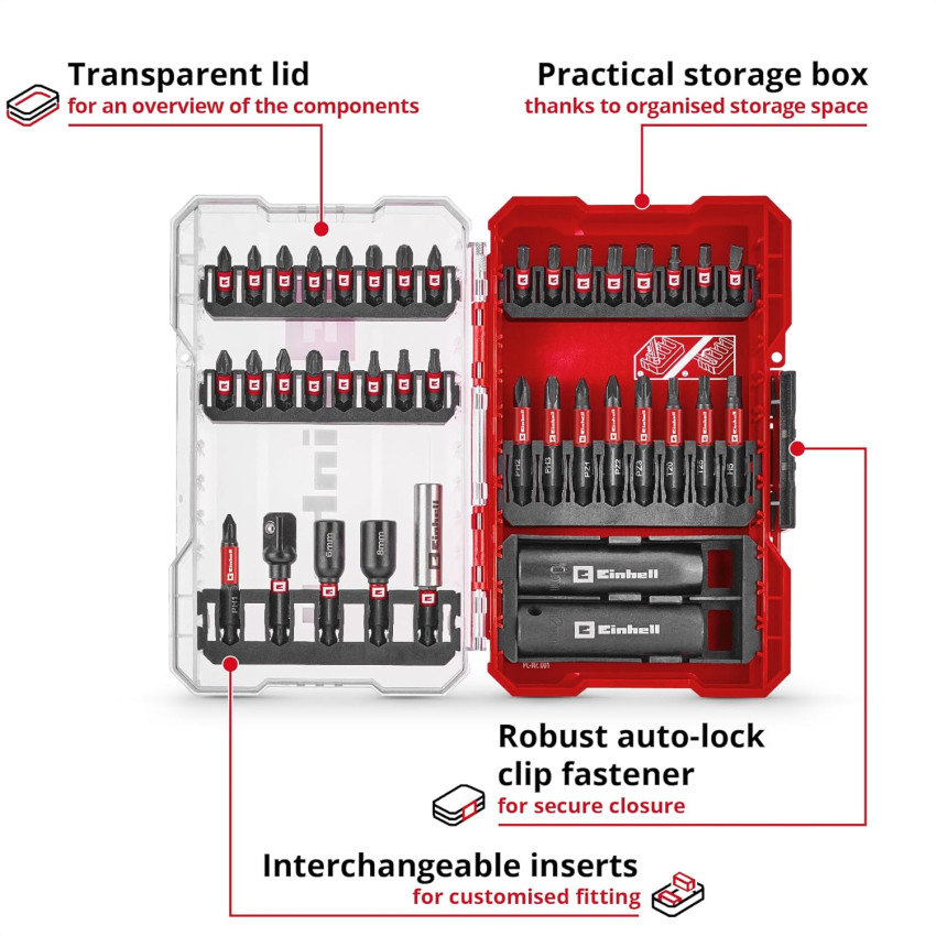 Σετ μύτες 39τεμ Einhell M-CASE 49109220
