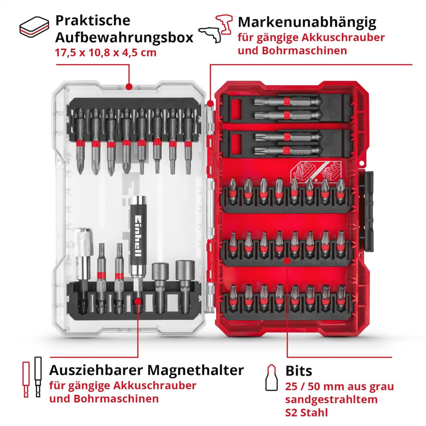 Σετ μύτες 42τεμ Einhell M-CASE 49118953 Σετ μύτες 42τεμ Einhell M-CASE 49118953