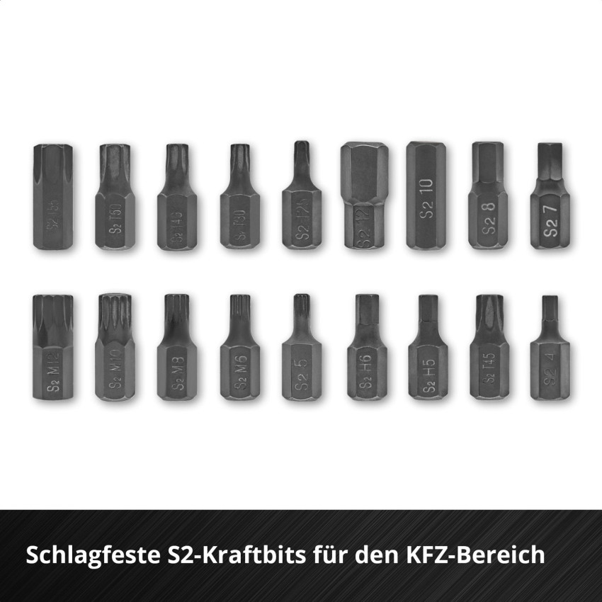 Σετ μύτες & καρυδάκια impact-resistant 32τεμ Einhell 49109288