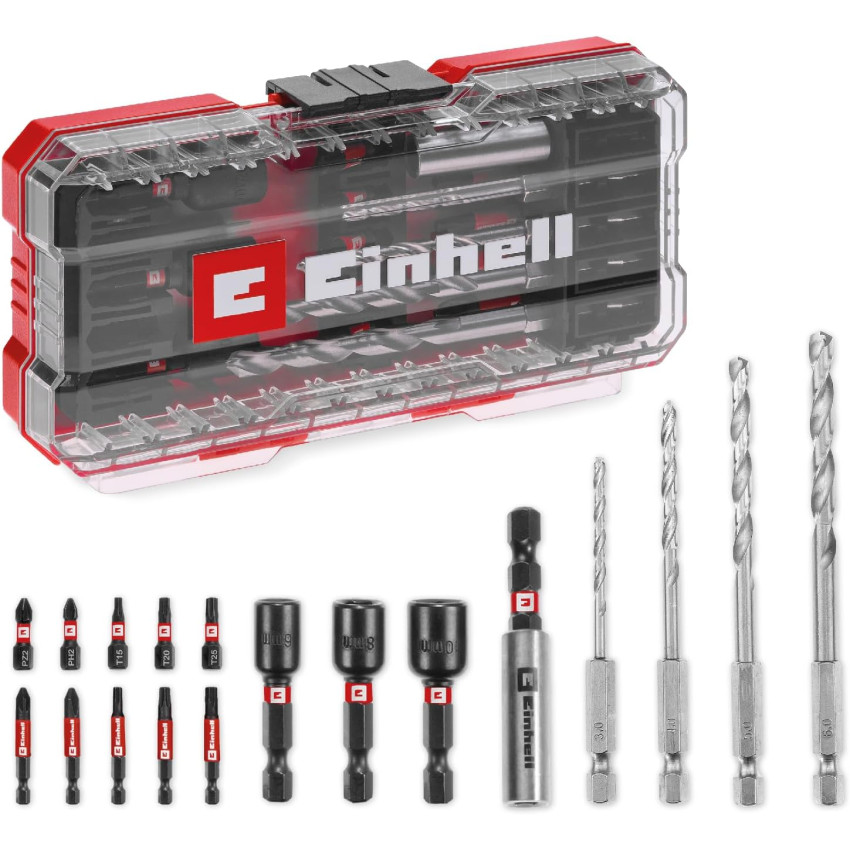 Σετ μύτες & τρυπάνια 18τεμ Einhell S-CASE 18 49108709