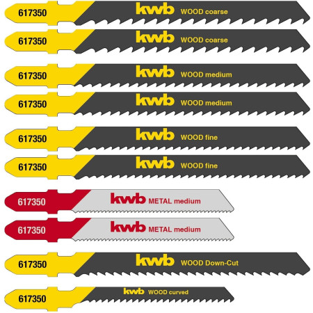 Σετ πριονόλαμες σέγας 10τεμ Kwb 49617350