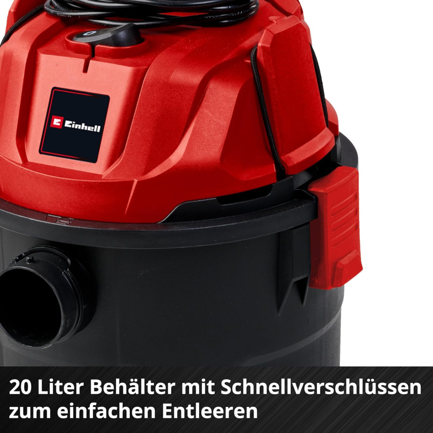 Σκούπα ηλεκτρική υγρών / στερεών 1200W 20lt Einhell TC-VC 1820 2342480 Σκούπα ηλεκτρική υγρών / στερεών 1200W 20lt Einhell TC-VC 1820 2342480