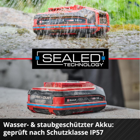 Στεγανή μπαταρία 4,0 Ah 18V Einhell SEALED Power X-Change Plus 4511627