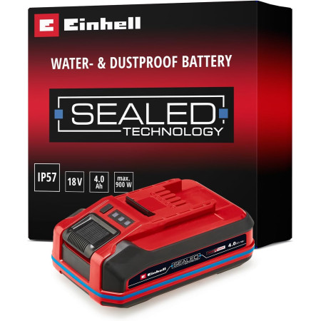 Στεγανή μπαταρία 4,0 Ah 18V Einhell SEALED Power X-Change Plus 4511627