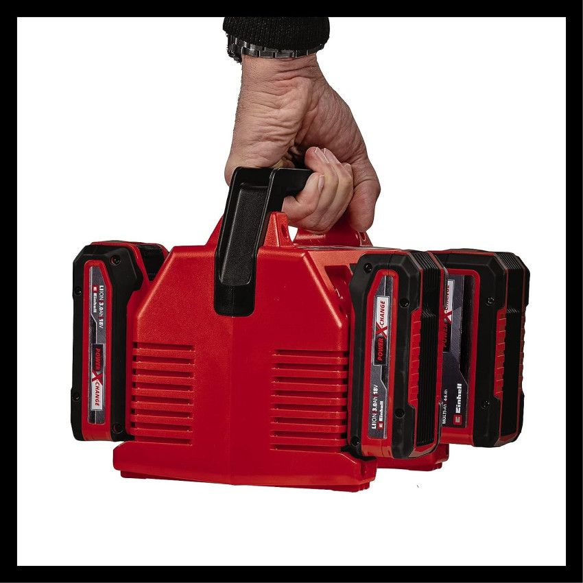 Τετραπλός ταχυφορτιστής Einhell Quattro 4A 2x2 4512102 Τετραπλός ταχυφορτιστής Einhell Quattro 4A 2x2 4512102