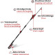Τηλεσκοπικό μπορντουροψάλιδο 550mm Einhell GP-HH 18/50 Li T Brushless - Solo 3410972 Τηλεσκοπικό μπορντουροψάλιδο 550mm Einhell GP-HH 18/50 Li T Brushless - Solo 3410972