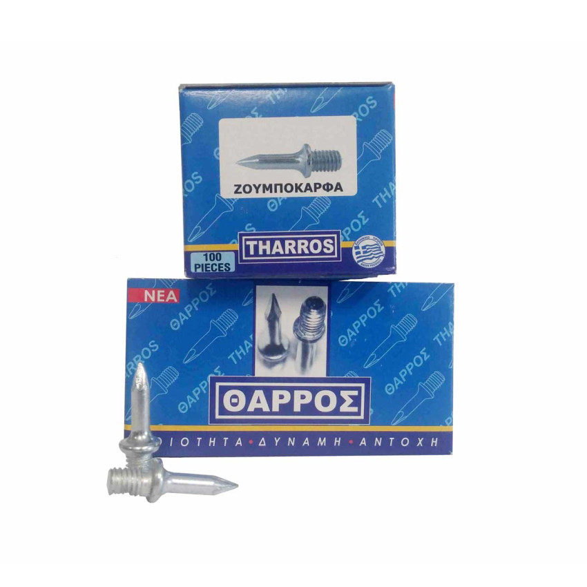 Ζουμπόκαρφα ( ρομποτόκαρφα ) M6 x 25 100τεμ Tharros 08593
