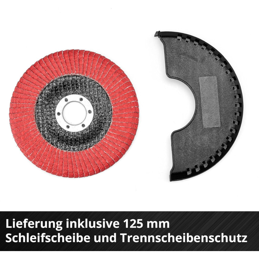 Γωνιακός τροχός επίπεδης κεφαλής 125mm μπαταρίας 18V Einhell TP-AG 18/125 F Li Brushless - Solo 4431175 Γωνιακός τροχός επίπεδης κεφαλής 125mm μπαταρίας 18V Einhell TP-AG 18/125 F Li Brushless - Solo 4431175