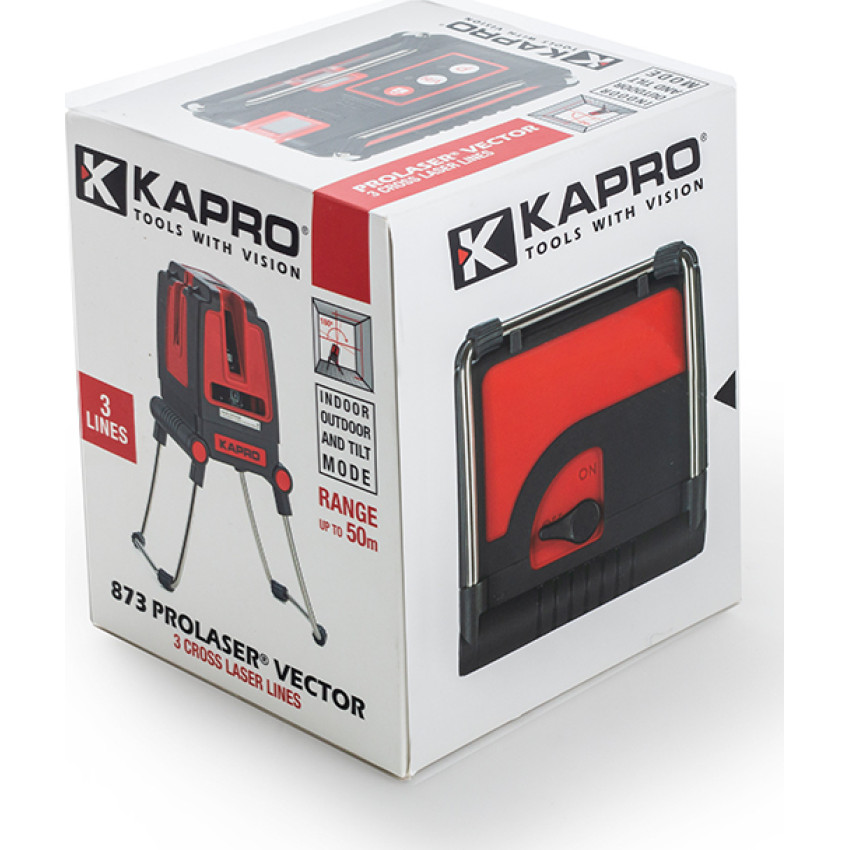 KAPRO: ΑΛΦΑΔΙ LASER 3 ΑΚΤΙΝΩΝ ΚΟΚΚΙΝΟ 873