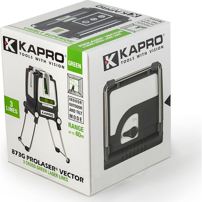 KAPRO: ΑΛΦΑΔΙ LASER 3 ΠΡΑΣΙΝΩΝ ΑΚΤΙΝΩΝ 873G KAPRO: ΑΛΦΑΔΙ LASER 3 ΠΡΑΣΙΝΩΝ ΑΚΤΙΝΩΝ 873G