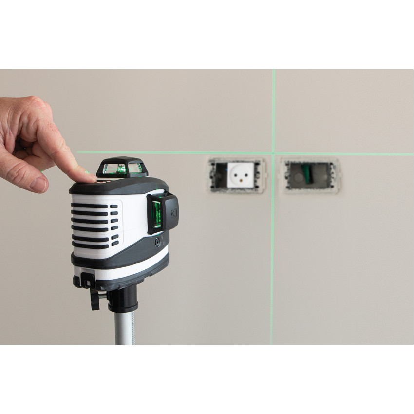KAPRO: ΑΛΦΑΔΙ LASER 3 ΑΚΤΙΝΩΝ 360� 3D ΠΡΑΣΙΝΟ 883G KAPRO: ΑΛΦΑΔΙ LASER 3 ΑΚΤΙΝΩΝ 360� 3D ΠΡΑΣΙΝΟ 883G