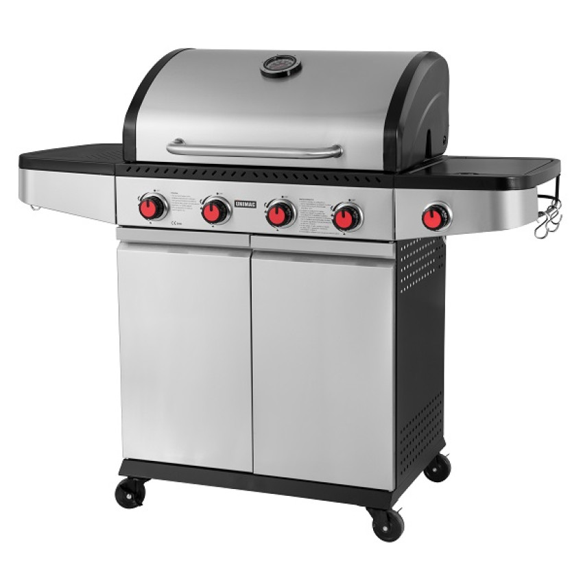 UNIMAC: ΨΗΣΤΑΡΙΑ ΥΓΡΑΕΡΙΟΥ INOX BBQ PREMIUM LINE - 4 ΕΣΤΙΕΣ ΚΑΙ 1 ΠΛΑΪΝΟ ΜΑΤΙ UNIMAC: ΨΗΣΤΑΡΙΑ ΥΓΡΑΕΡΙΟΥ INOX BBQ PREMIUM LINE - 4 ΕΣΤΙΕΣ ΚΑΙ 1 ΠΛΑΪΝΟ ΜΑΤΙ