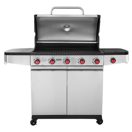 UNIMAC: ΨΗΣΤΑΡΙΑ ΥΓΡΑΕΡΙΟΥ INOX BBQ PREMIUM LINE - 5 ΕΣΤΙΕΣ ΚΑΙ 1 ΠΛΑΪΝΟ ΜΑΤΙ