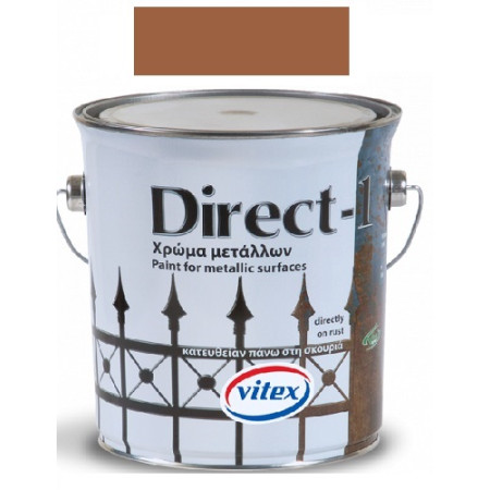 VITEX DIRECT-1 ΤΑΧΥΣΤΕΓΝΩΤΟ ΓΥΑΛΙΣΤΕΡΟ ΑΝΤΙΔΙΑΒΡΩΤΙΚΟ ΝΤΟΥΚΟΧΡΩΜΑ ( ΛΑΔΟΜΠΟΓΙΑ ) ΧΡΩΜΑ ΚΑΦΕ 750ml 1001900